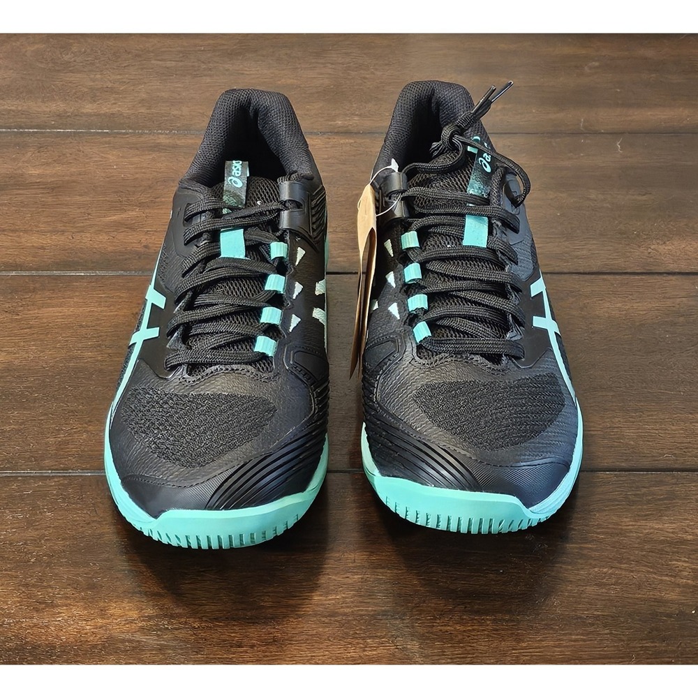 ASICS SOLUTION SPEED FF 4 Sneakers 1041A532 001 Black Aurora Green Mens Size 11 - Picture 5 of 10